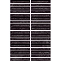 Paradyż Monpelli mozaika 29,8x19,8 cm czarna