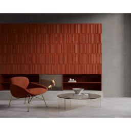 Paradyż Monpelli Wine Struktura A płytka ścienna 29,8x6,5 cm ceglasta