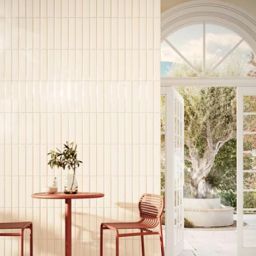 Paradyż Monpelli płytka ścienna cegiełka 29,8x6,5 cm biała