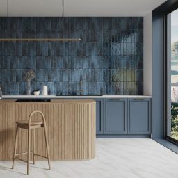 Paradyż Monpelli Navy STR płytka ścienna 29,8x6,5 cm niebieska