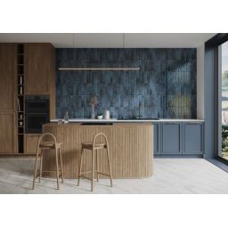 Paradyż Monpelli Navy STR płytka ścienna 29,8x6,5 cm niebieska