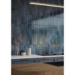 Paradyż Monpelli Navy STR płytka ścienna 29,8x6,5 cm niebieska