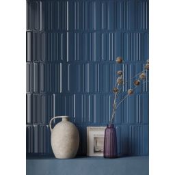 Paradyż Monpelli Navy płytka ścienna 29,8x6,5 cm niebieska