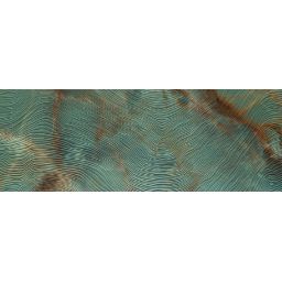 Tubądzin Reef dekor ścienny 89,8x32,8 cm zielona