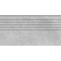 Tubądzin Torano stopnica 59,8x29,6 cm szara
