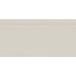 Tubądzin Indrustio Light Grey stopnica 59,8x29,6 cm szara