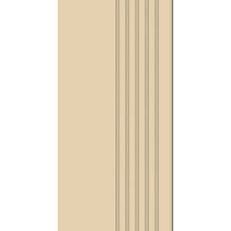 Tubądzin Cielo e Terra stopnica 59,8x29,6 cm beżowa