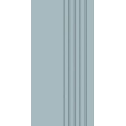 Tubądzin Cielo e Terra stopnica 59,8x29,6 cm zielona