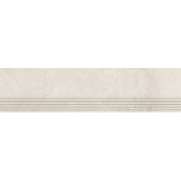 Tubądzin Grand Cave stopnica 119,8x29,6 cm beżowa
