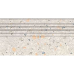 Tubądzin Industrio stopnica 59,8x29,6 cm beżowa