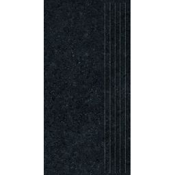 Tubądzin Zimba stopnica 59,8x29,6 cm czarna