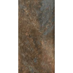 Paradyż Ardis Rust stopnica 60x30 cm brązowa