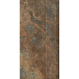 Paradyż Ardis Rust stopnica 60x30 cm brązowa