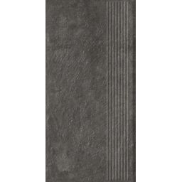 Paradyż Carrizo Basalt stopnica 60x30 cm szara