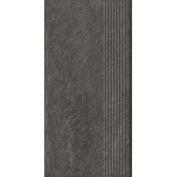 Paradyż Carrizo Basalt stopnica 60x30 cm szara