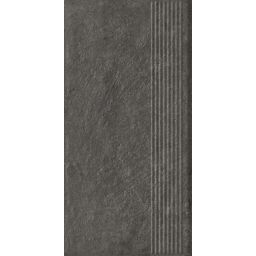 Paradyż Carrizo Basalt stopnica 60x30 cm szara