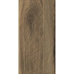 Paradyż Carrizo Wood stopnica 60x30 cm brązowy