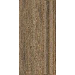 Paradyż Carrizo Wood stopnica 60x30 cm brązowy