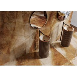 Paradyż Abstract płytka ścienno-podłogowa 119,8x119,8 cm Rust