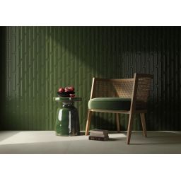 Paradyż Monpelli Olive Struktura A płytka ścienna 29,8x6,5 cm zielona