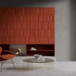 Paradyż Monpelli Wine Struktura B płytka ścienna 29,8x6,5 cm ceglasta