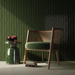 Paradyż Monpelli Olive Struktura B płytka ścienna 29,8x6,5 cm zielona