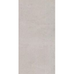 Paradyż Pure Art Grey stopnica prasowana szary mat 59,8x29,8 cm