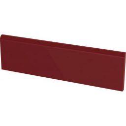 Paradyż Natural Rosa cokół podłogowy 30x8,1 cm czerwona