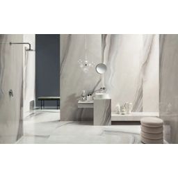 Tubądzin White Opal płytka podłogowa 59,8x59,8 cm beżowa-biała