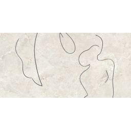 Tubądzin Teri Soft Line dekor ścienny 119,8x59,8 cm beżowa