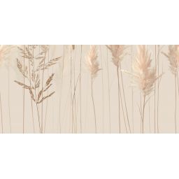 Tubądzin Natural Grass A dekor ścienny 119,8x59,8 cm beżowa