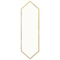 Cersanit Calacatta Fever dekor ścienny 39,8x12,8 cm biała