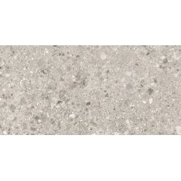 Opoczno Terrazzo Stone płytka ścienno-podłogowa 119,8x59,8 cm jasny szary