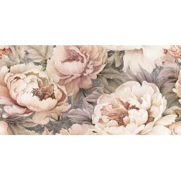 Cersanit Mussa Flower dekor ścienny 20x20 cm szara