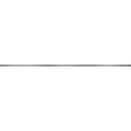 Cersanit Metal Silver dekor ścienny 59,8x1 cm szara