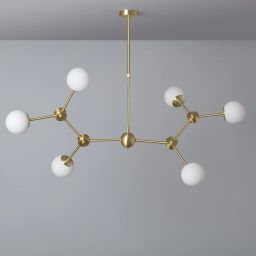 Abruzzo Milano Riccardo lampa podsufitowa 6x40W złoty ABR-LWR-6XE27