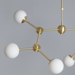 Abruzzo Milano Riccardo lampa podsufitowa 6x40W złoty ABR-LWR-6XE27