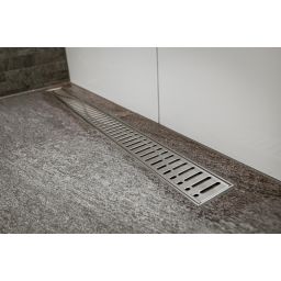 ACO ShowerDrain C ruszt odpływu liniowego 88,5 cm Wave stal nierdzewna 9010.88.63