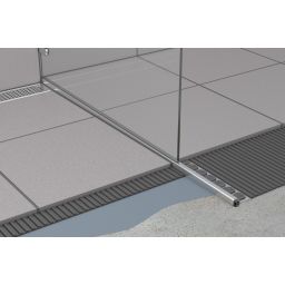 ACO ShowerStep Black listwa kształtująca spadek 149 cm wys. 1-3,6 cm prawa czarna 9010.91.48