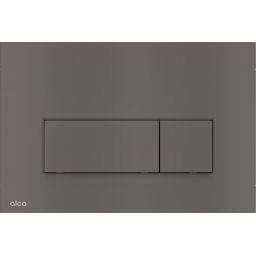 Alca Thin przycisk spłukujący do WC czarny-stal M57-GM-M