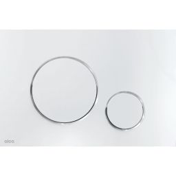 Alca Thin przycisk spłukujący do WC chrom błyszczący M671