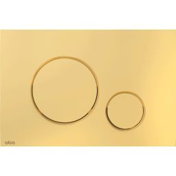 Alca Thin przycisk spłukujący do WC złoty M675