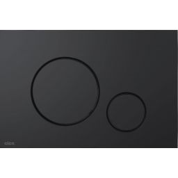 Alca Thin przycisk spłukujący do WC czarny M678