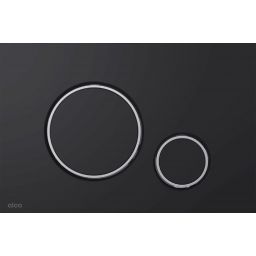 Alca Thin przycisk spłukujący do WC czarny M778
