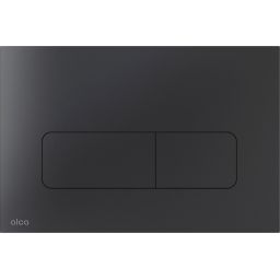 Alca Flat przycisk spłukujący do WC czarny MOON-BLACK