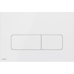 Alca Flat przycisk spłukujący do WC biały MOON-WHITE