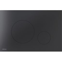 Alca Flat przycisk spłukujący do WC czarny TURN-BLACK