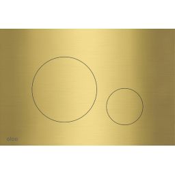 Alca Flat przycisk spłukujący do WC złoty TURN-BRASS