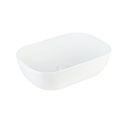 Aquavea Duquesa umywalka 45,5x32 cm owalna nablatowa biała DUQUBIA