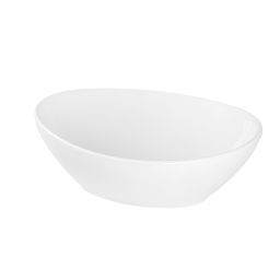 Aquavea Fressa umywalka 41x33 cm owalna nablatowa biała FRESSBIA
